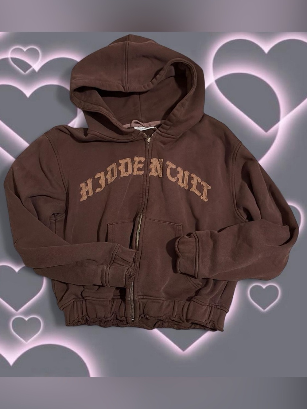 Brown Hidden Cult Hoodie✨